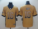 Nike Rams 16 Jared Goff Gold Drift Fashion Limited Jersey,baseball caps,new era cap wholesale,wholesale hats